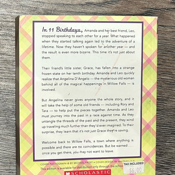 Scholastic “tha last present book - Picture 2 of 2